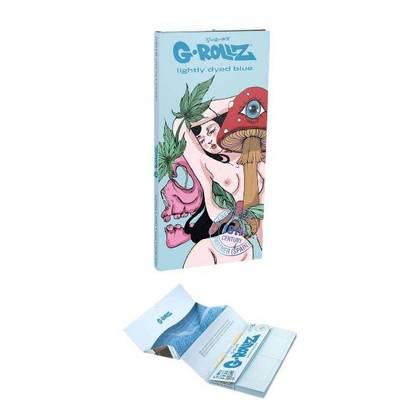 Pack de 50 Mortalhas de Cânhamo Azul KS + Filtros + Sopeira + Stick em Bambu - Fada