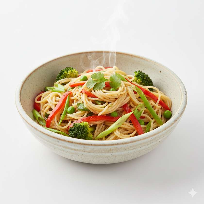 Thin Noodles with Vegetables