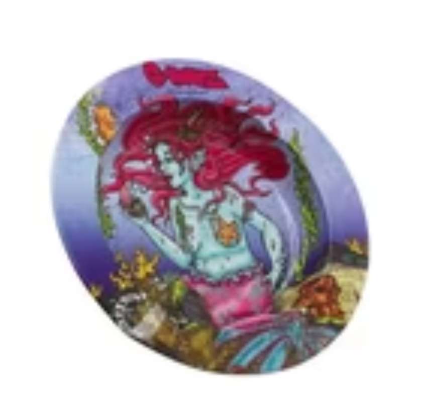 Cinzeiro Redondo G-rollz Sereia Purple