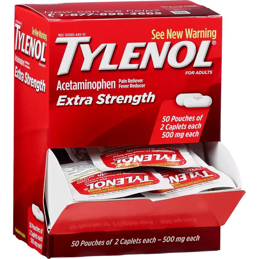 Tylenol Extra Strength 500mg Sachet 2's (1 Sachet)
