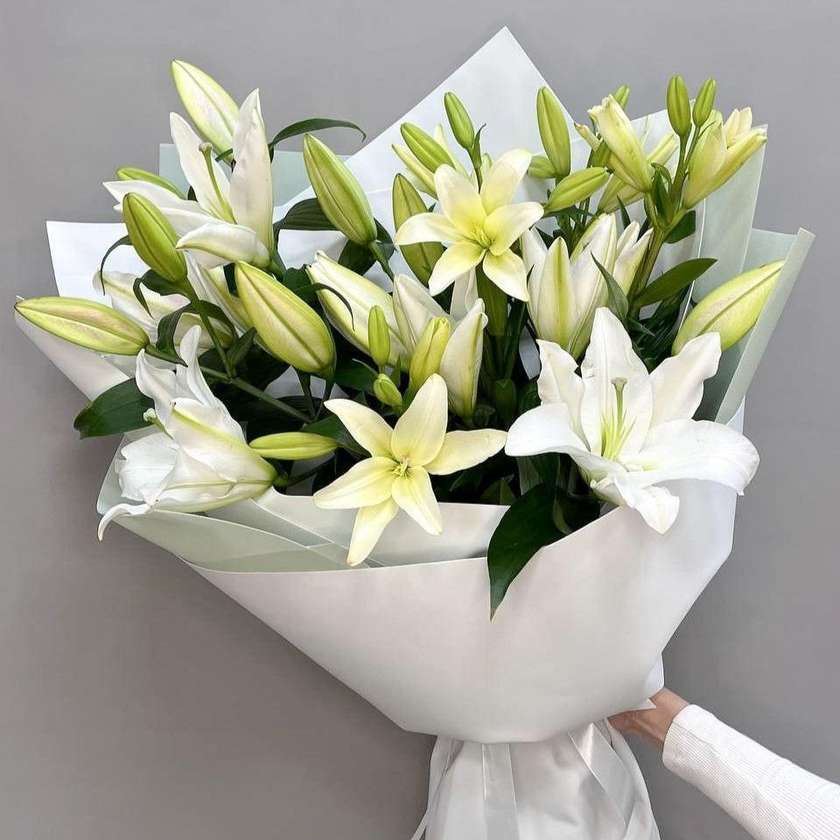 White Lilies - 3pcs