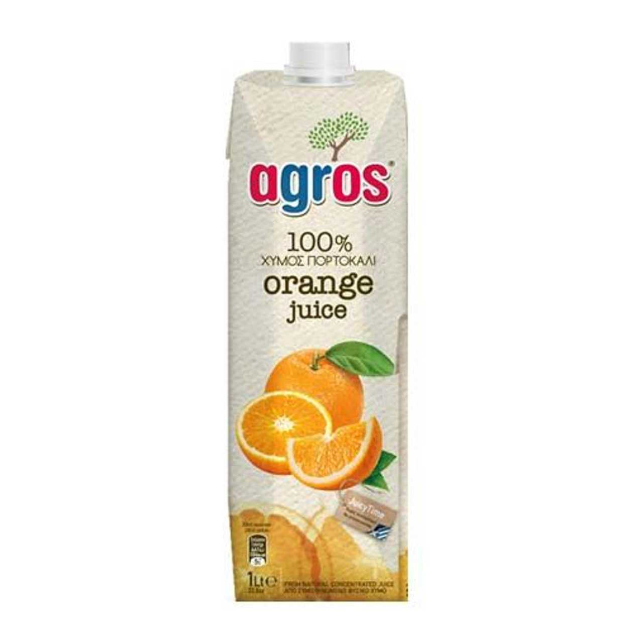 AGROS SUC NATURAL PORTOCALE 100% 1L TPK