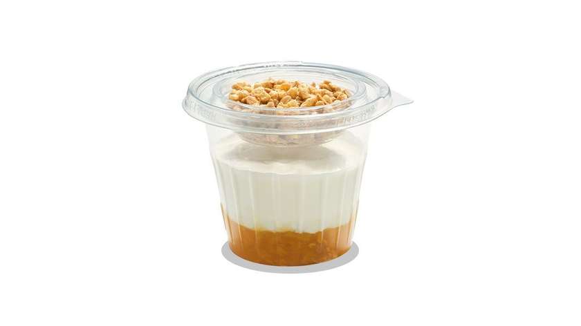 Yogurt with Peaches and Granola