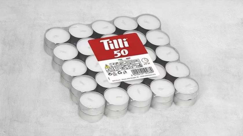 Unscented Tealight Candles 4h Premium 50PCS