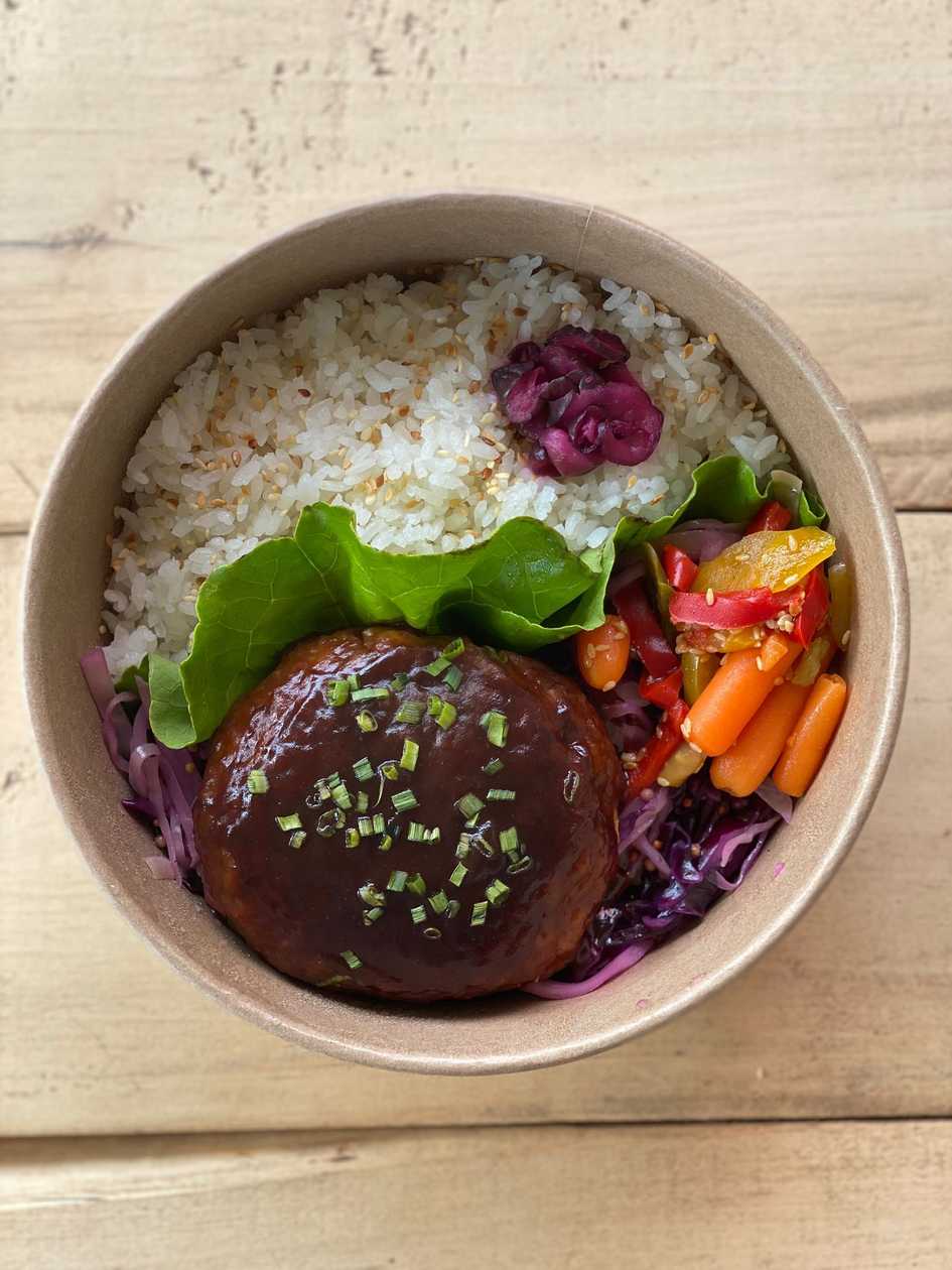 TOFU hamburg Bento (Vegan)