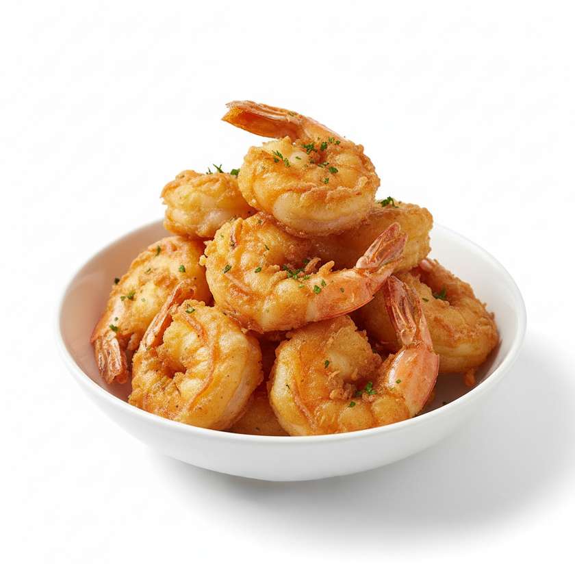 Golden Fried Prawns