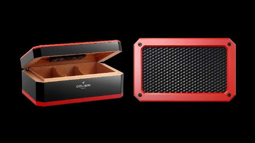 COLIBRI RALLY- BLACK + ROSE HUMIDOR