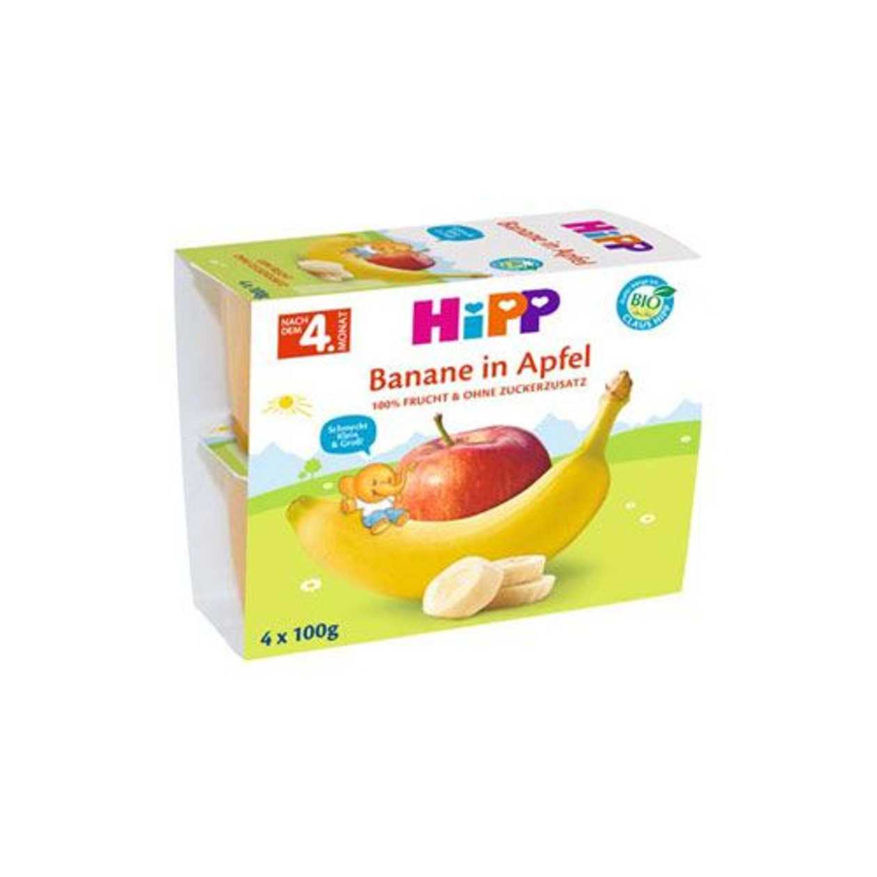 HIPP BIO GUSTARE BANANE&MERE4X100G 4 L