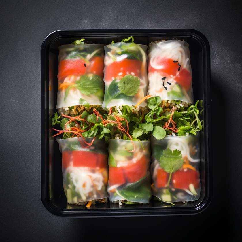 23. Summer tofu rolls