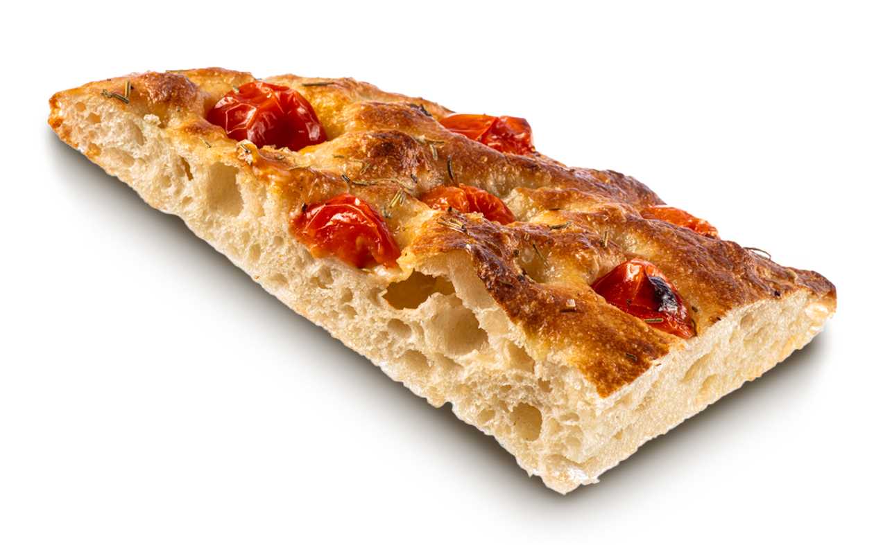 Focaccia cu rosii cherry si rozmarin