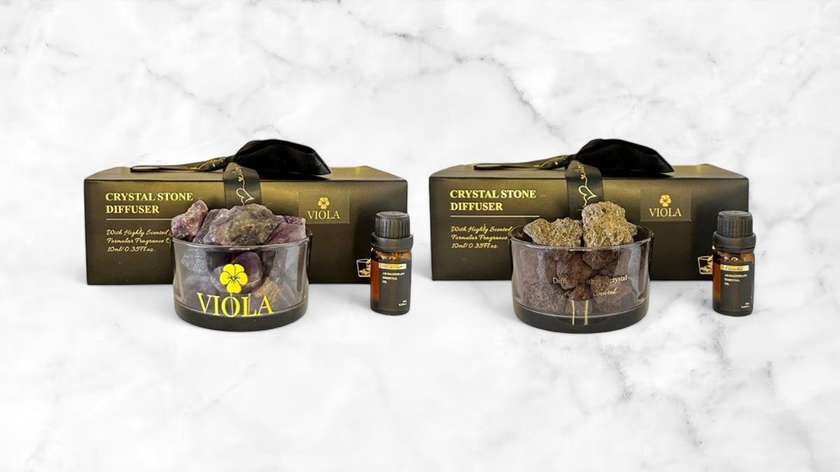Viola Lava + Amethyst Diffusers