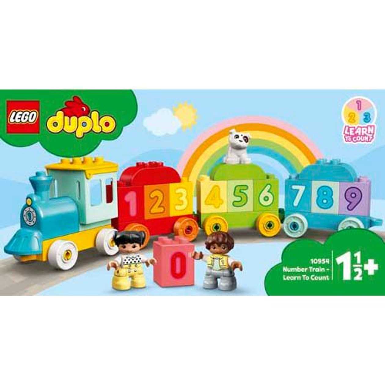 LEGO DUPLO TRENUL CU NUMERE.10954.6L+