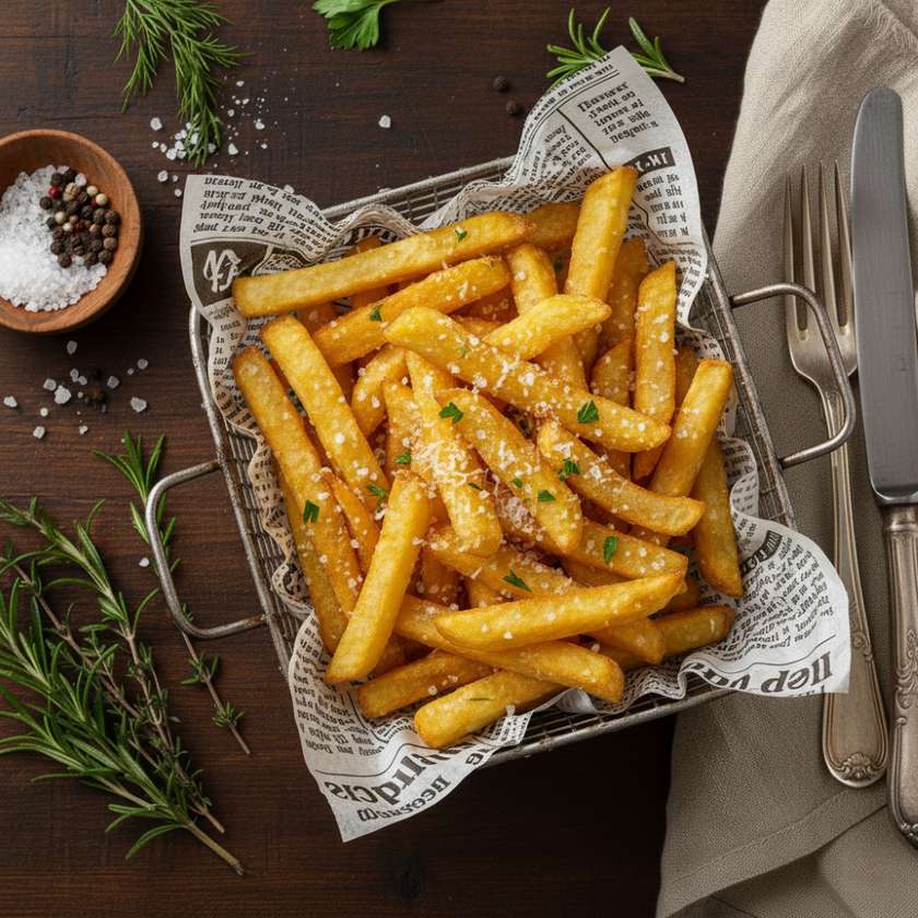 French Fries with Parmesan