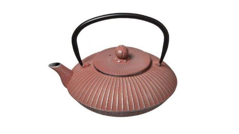 Cast Iron Teapot Brick Red 80Cl