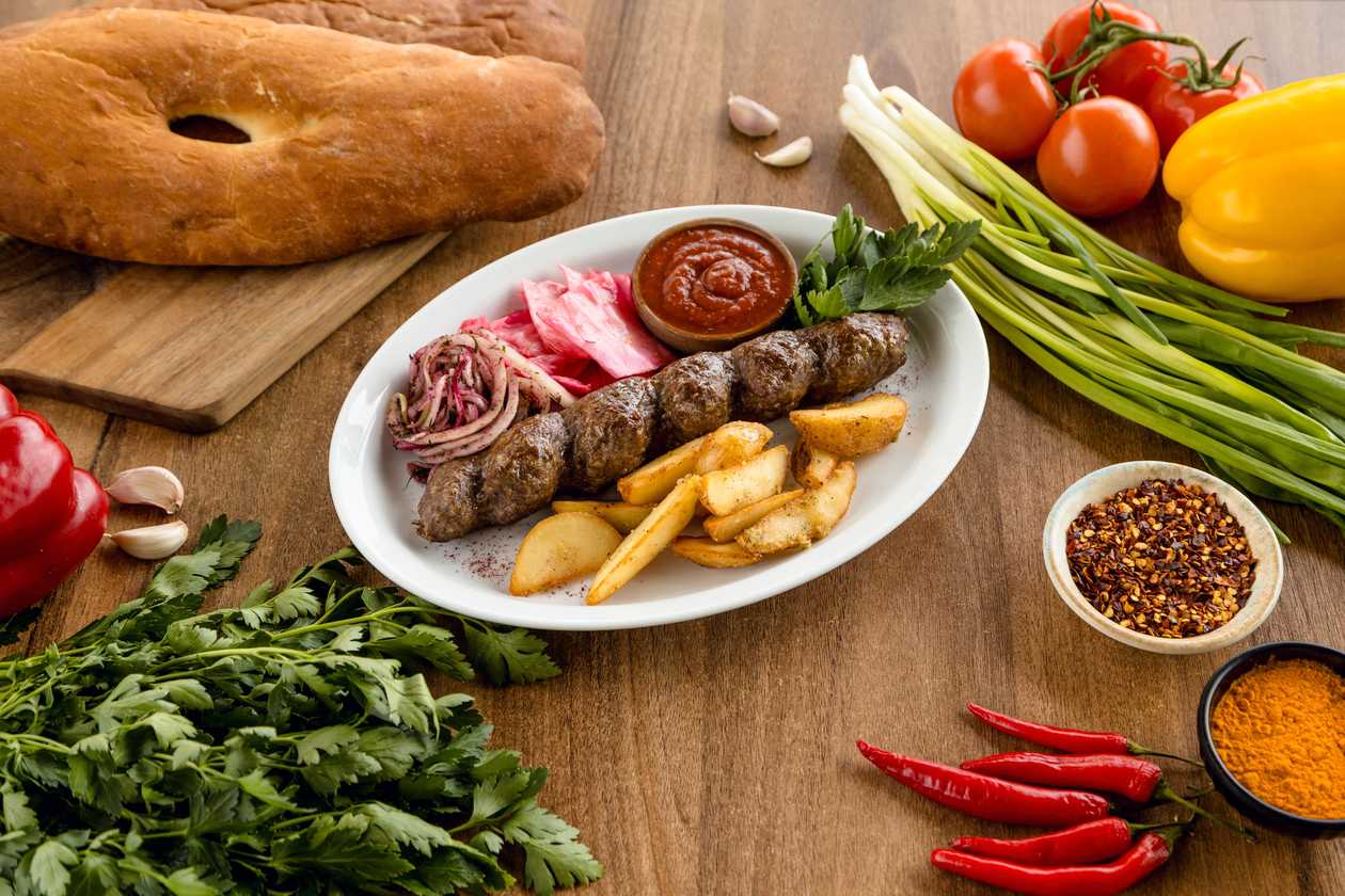 Lamb lula kebab
