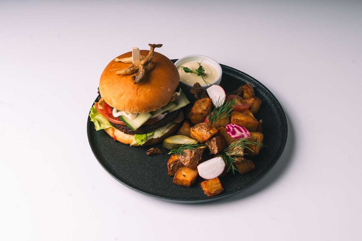 Wild Mushroom Burger