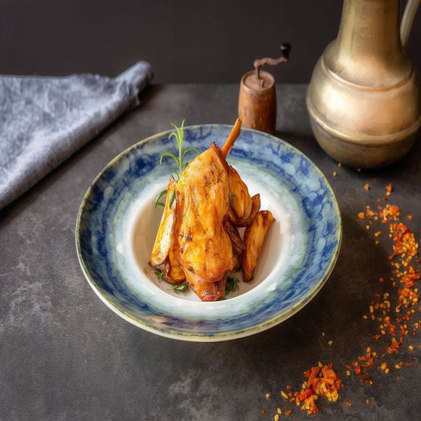 Oven-Baked Marinated Chicken Thighs