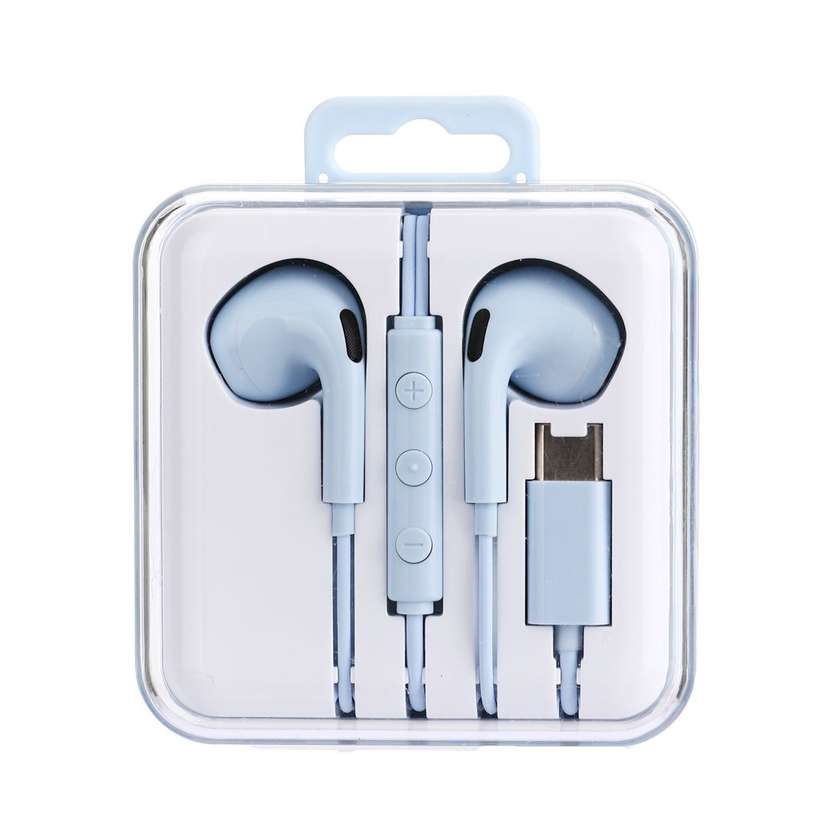 Moonlight Series Type-C in-Ear Earphones Model: 6311#(Blue)