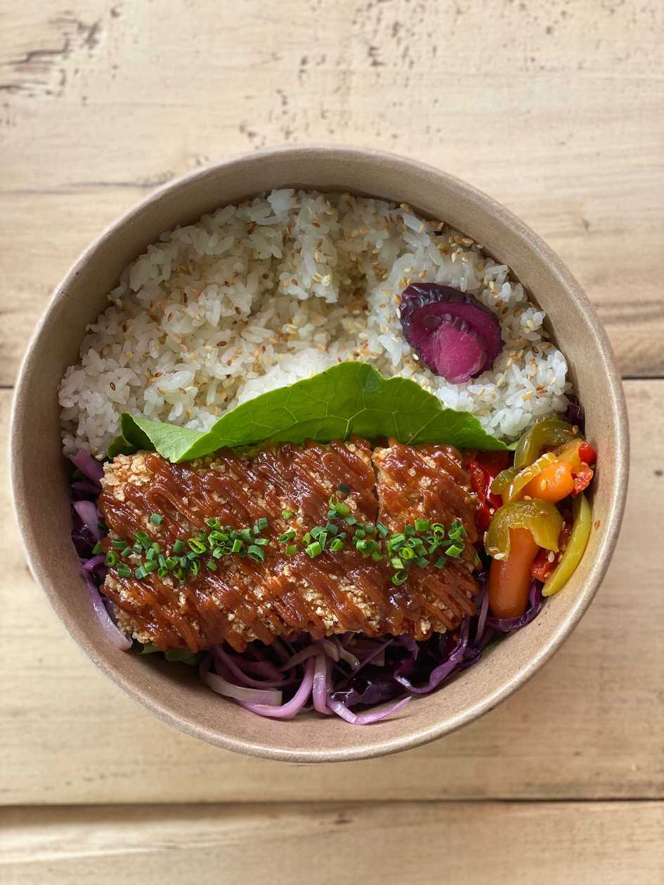 Miso TOFU katsu Bento (Vegan)