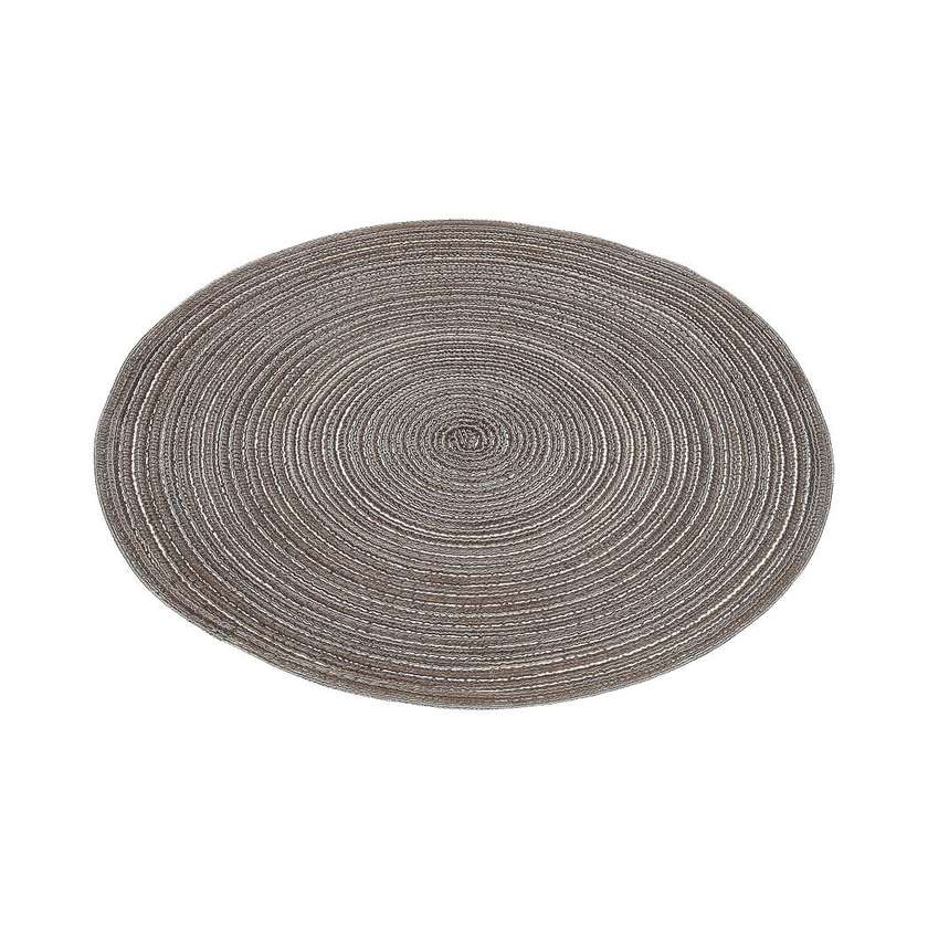 Round Braided Placemat(Khaki)
