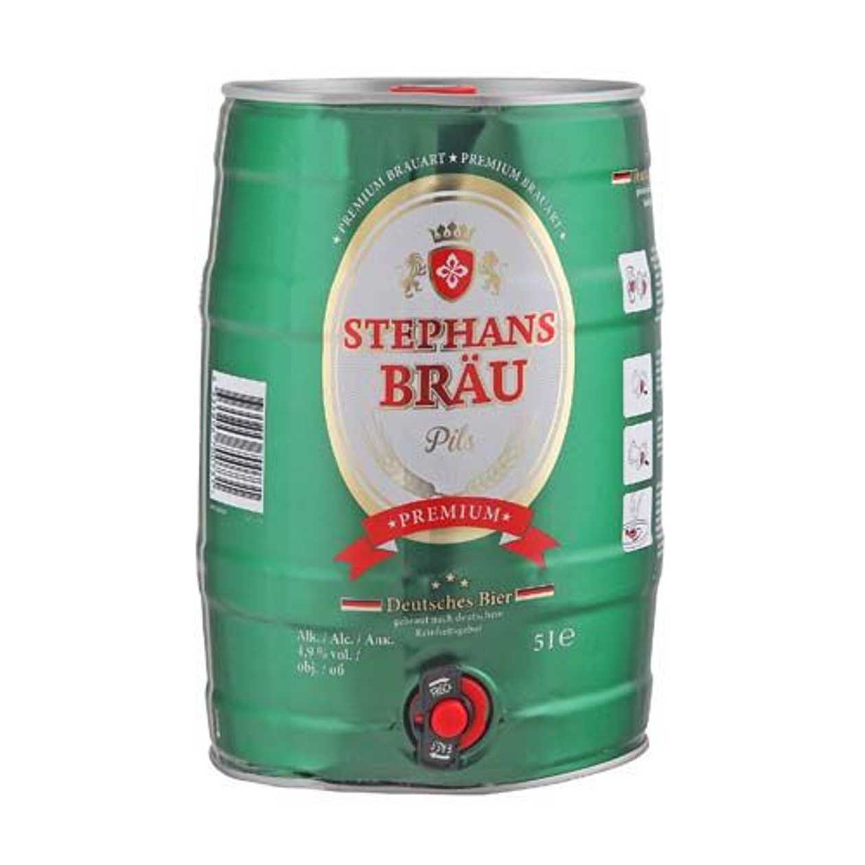 STEPHANSBRAU PILS 4.9% EP11.2 5L KEG
