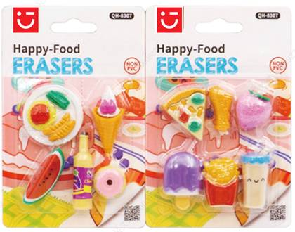3D Eraser Collection Happy Meal (B) (2 Assorted Models)