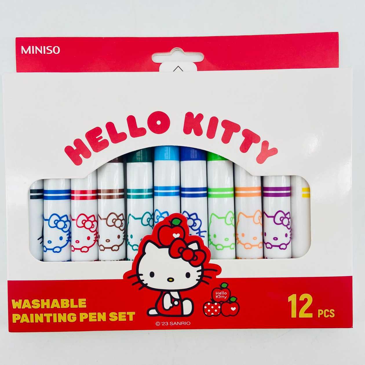Hello Kitty Apple Season Series 12-Color Water Color Pen Set PDQ