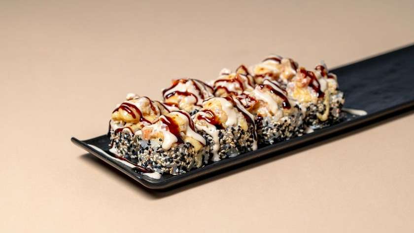 Baked shrimp roll