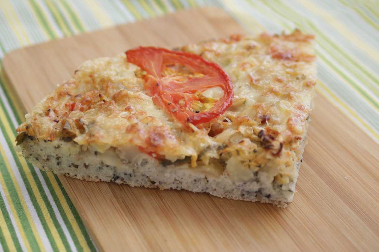 Tomato Pizza with Vegan Cheese
