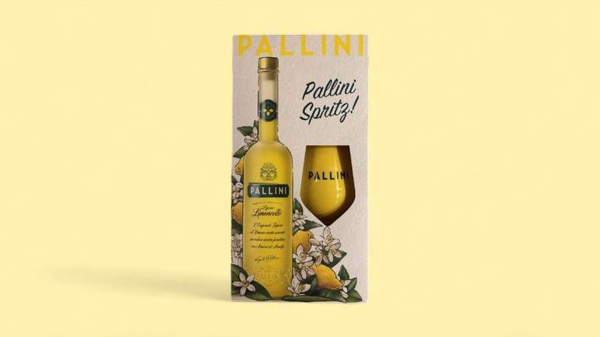 Pallini Limoncello Spritz Glass Gift Set 50cl