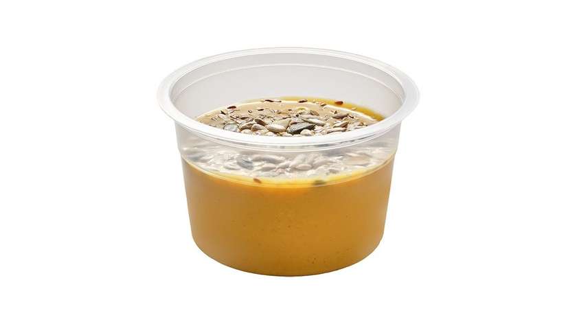 Cream of pumpkin soup