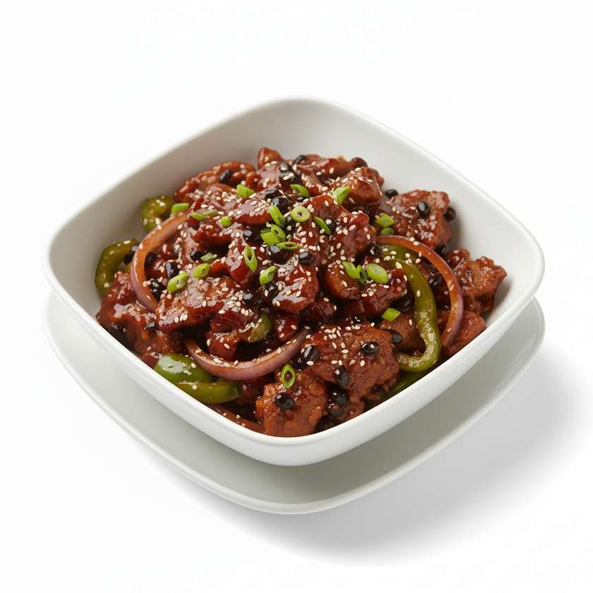 Lamb in Black Bean Sauce