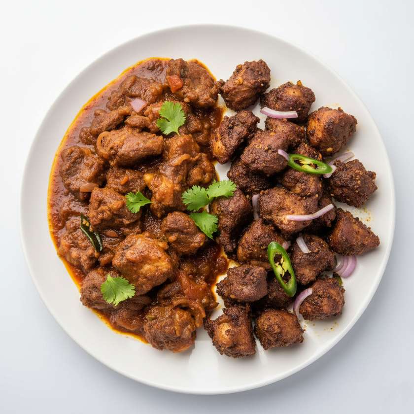 Goat Wet/Dry Fry