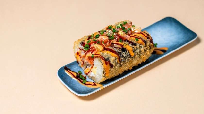Salmon sandwich roll