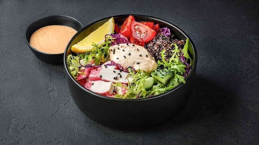 Поке з крабовими паличками