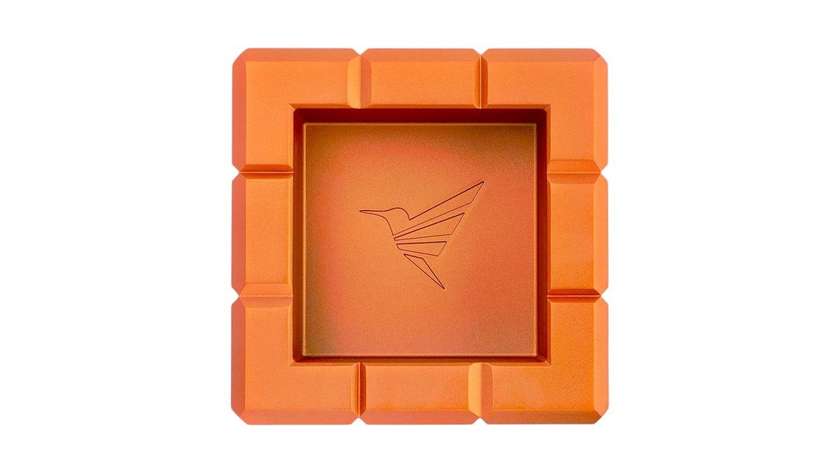 COLIBRI ASHTRAY HERITAGE CUBE - ORANGE