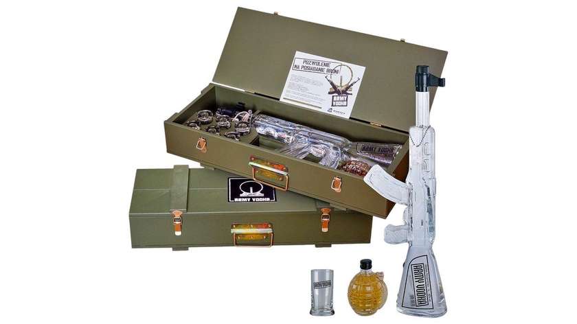 Army Kalaschnikow Vodka 1.0L + 0.2L Liqueur (40% Vol.)