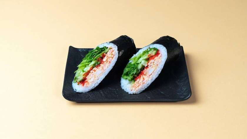 Crab burrito roll