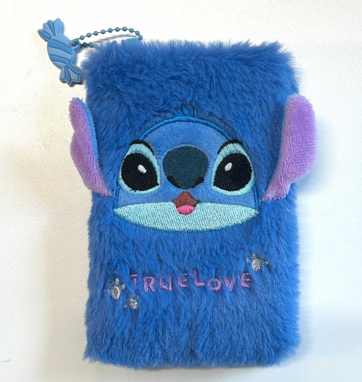 Disney Stitch Collection A6 Stitch Plush Hardcover Book with Pendant (64 Sheets) (PDQ)