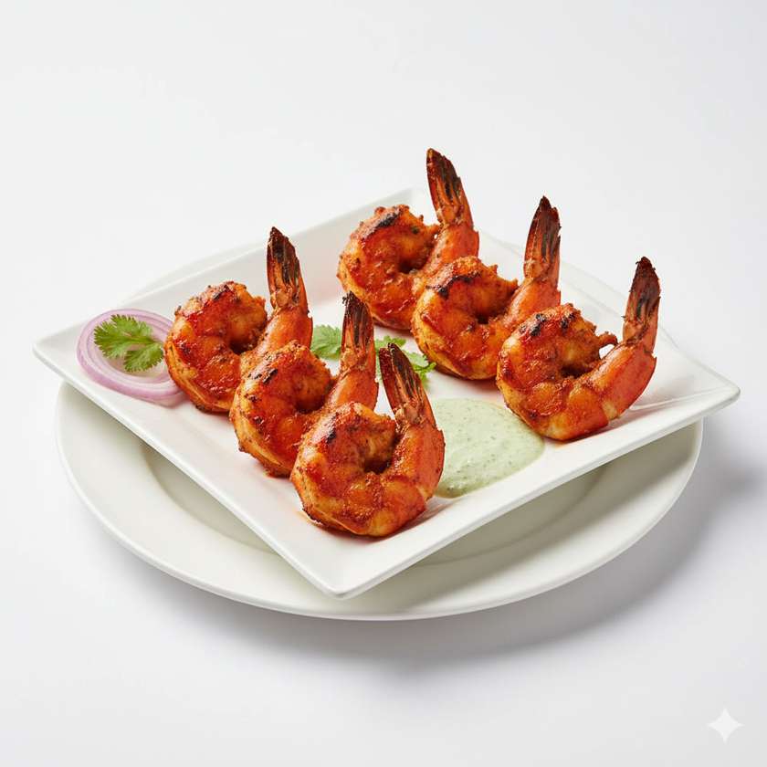 Jumbo Tandoori Prawns