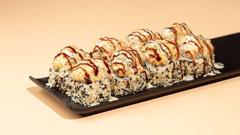 Baked crab roll