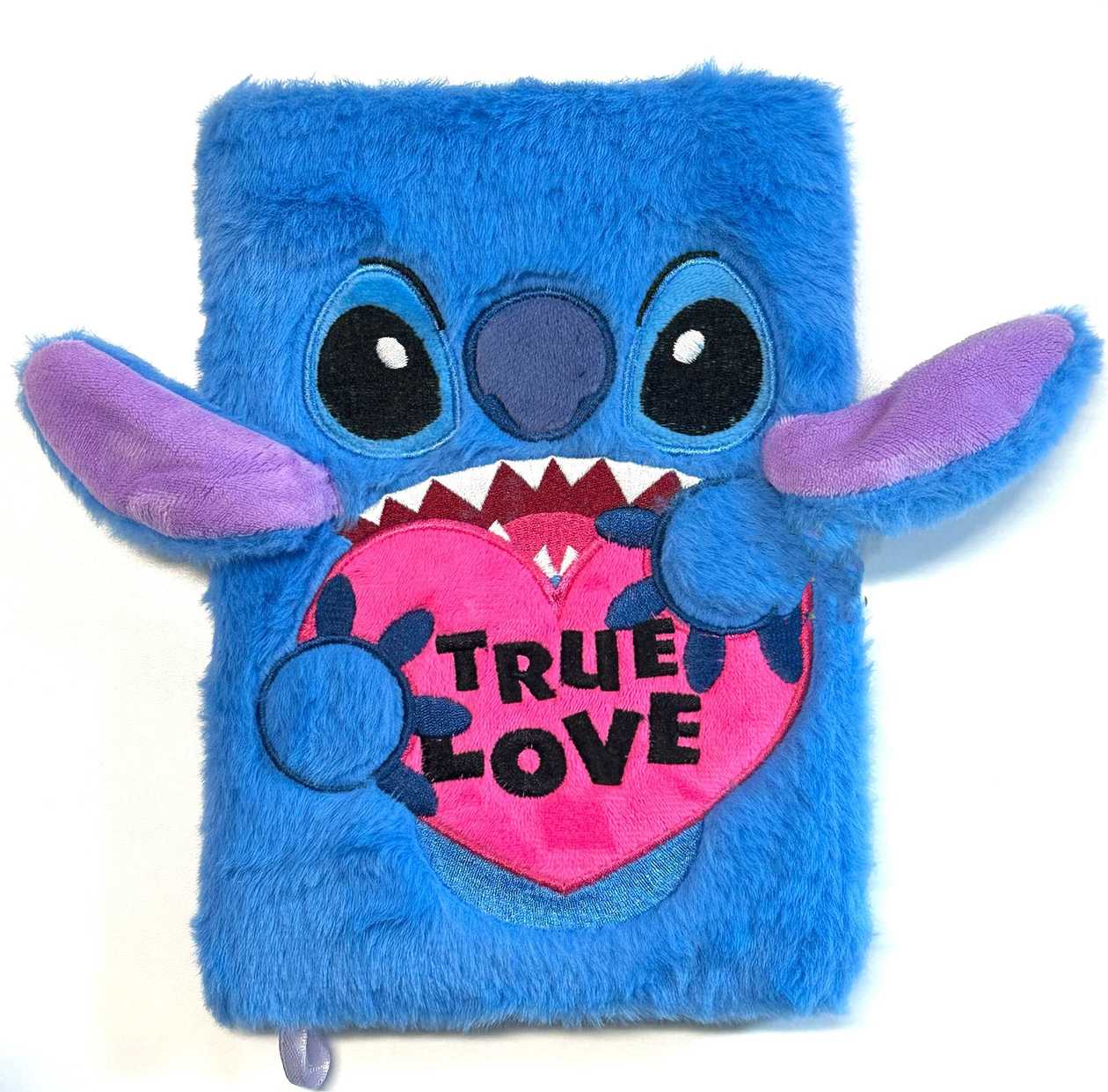 Disney Stitch Collection Stitch A5 Plush Hardcover Book with 3D Ears (80 Sheets)