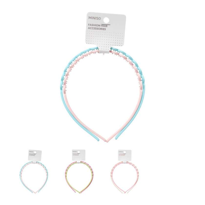 Basic Series Colorful Little Wave Hair Hoop (2 pcs)