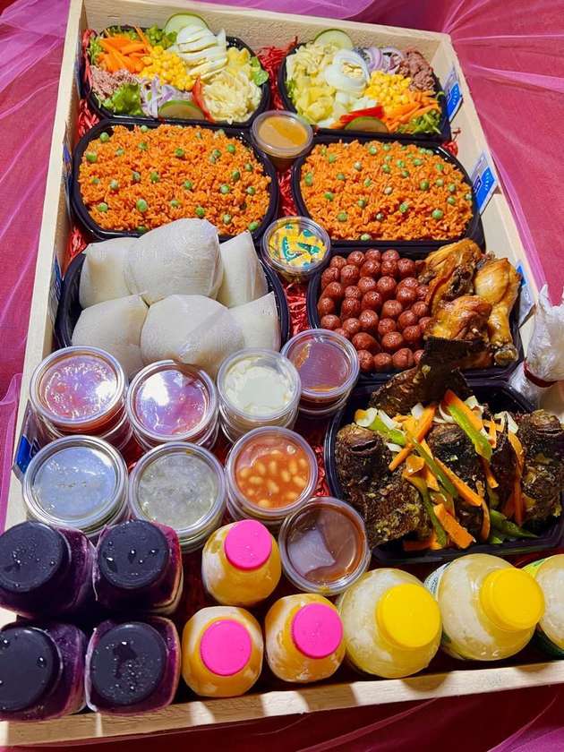 Food basket for 10 people