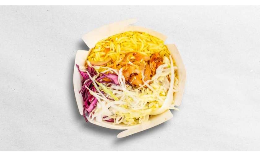 Box with rice small