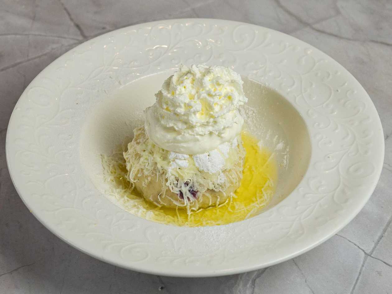 Borůvkový knedlík