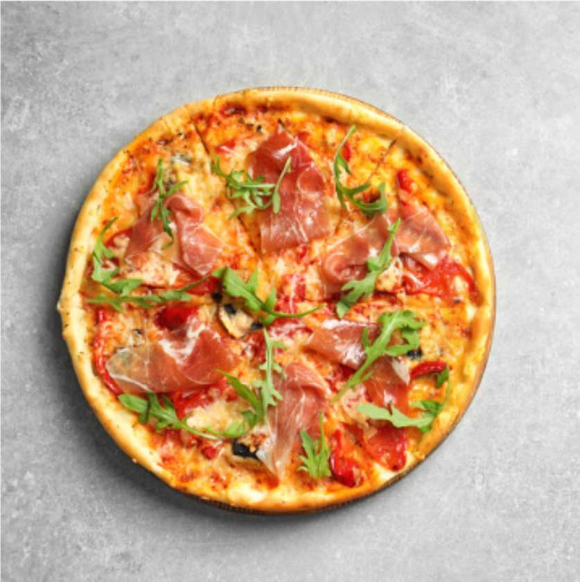 Pizza Prosciutto e Funghi