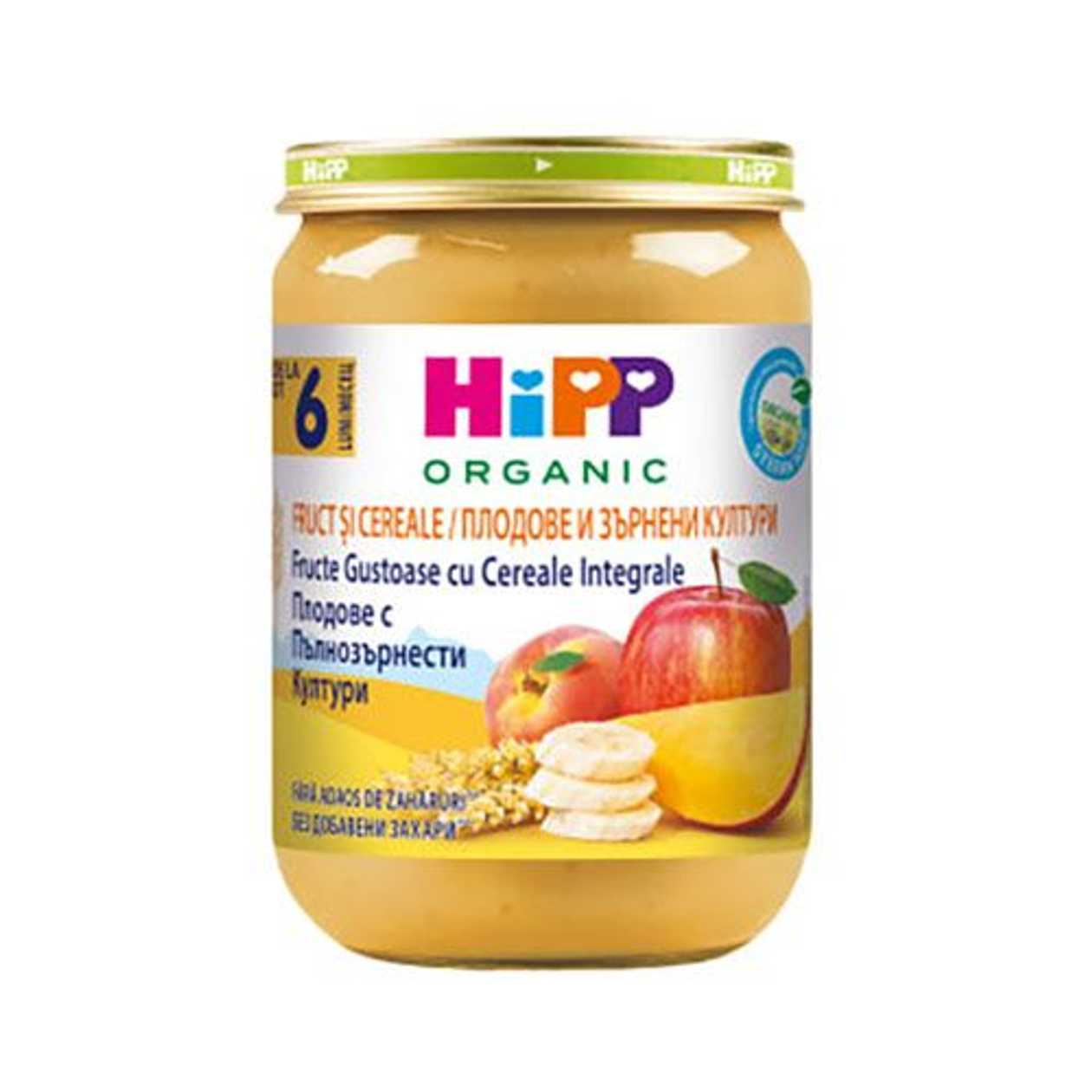 HIPP BIO FRUCTE&CEREALE FRUCTE 6L 190G