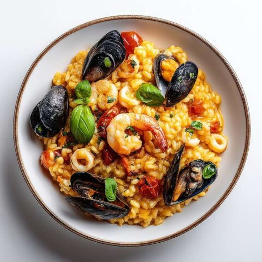 Prawn and Mussel Risotto