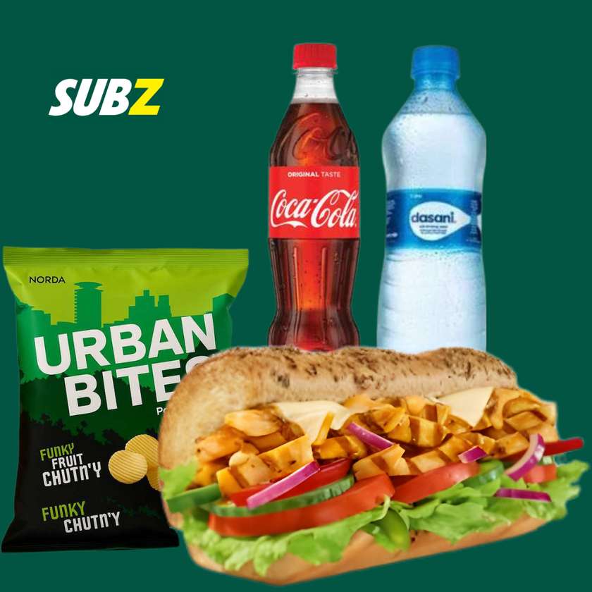 Teriyaki 6-Inch+Packet of Crisps+500ml Bottled Beverage-Soda